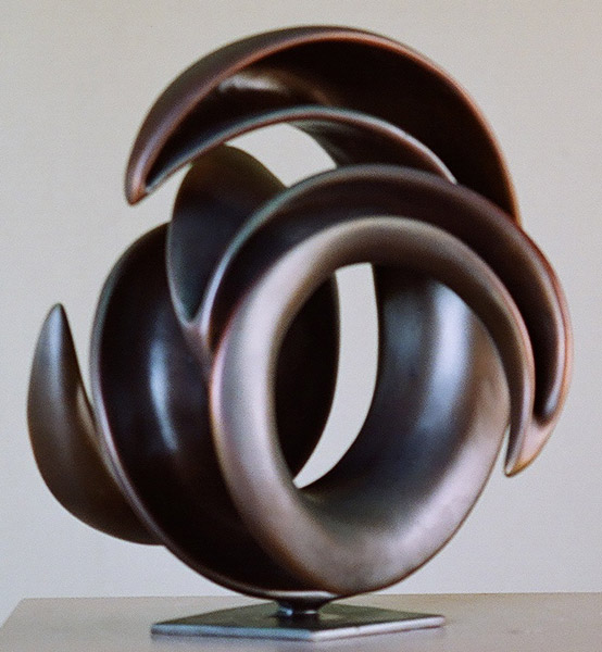 Abstract Bronze Sculpture by Trevor Askin